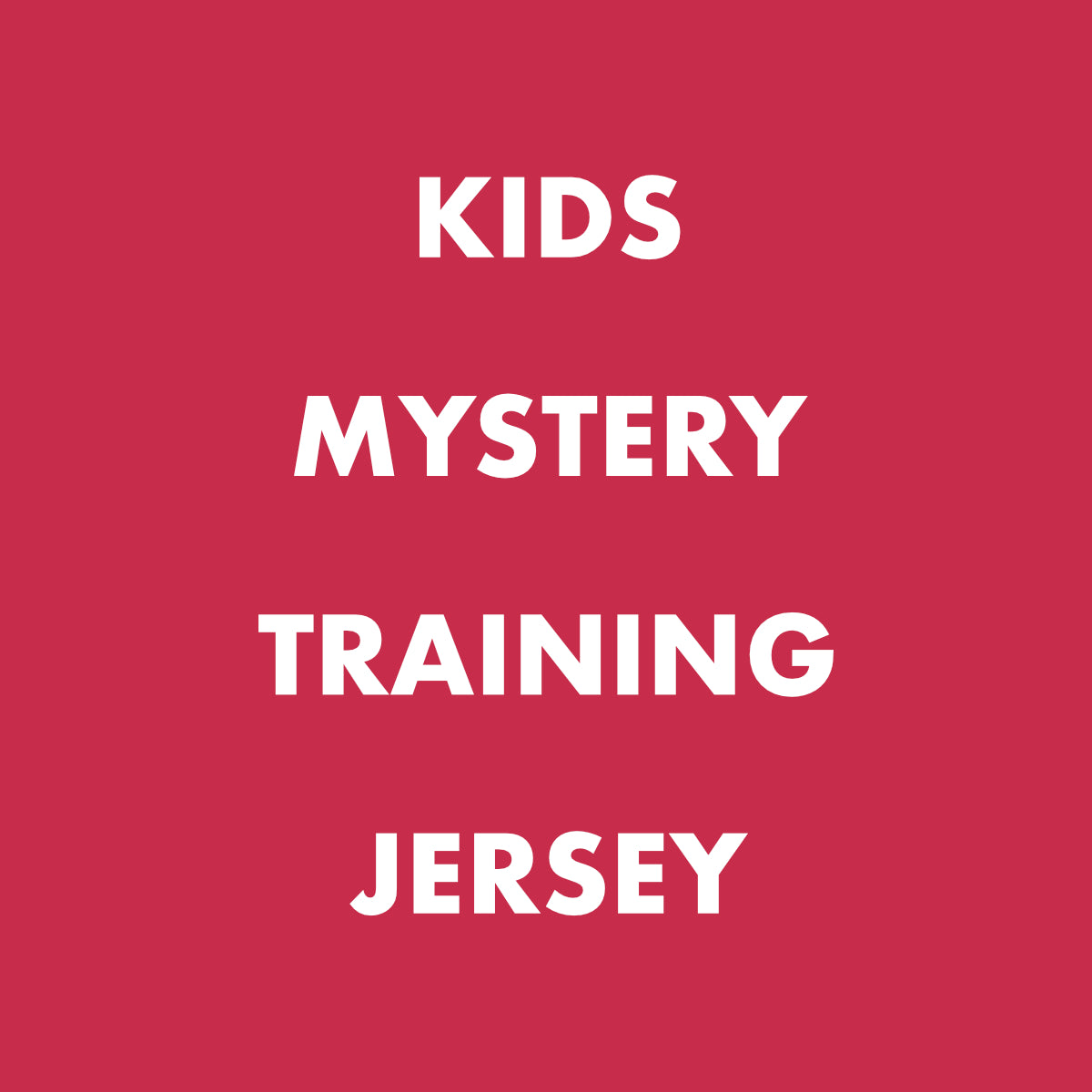 Kids Mystery Training Jersey