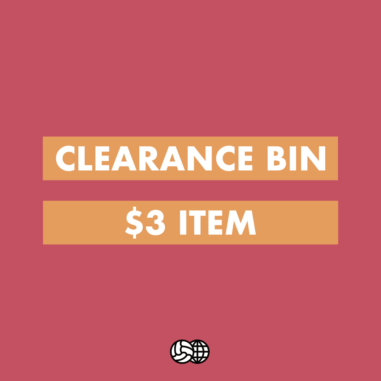 Clearance Bin $3 Item