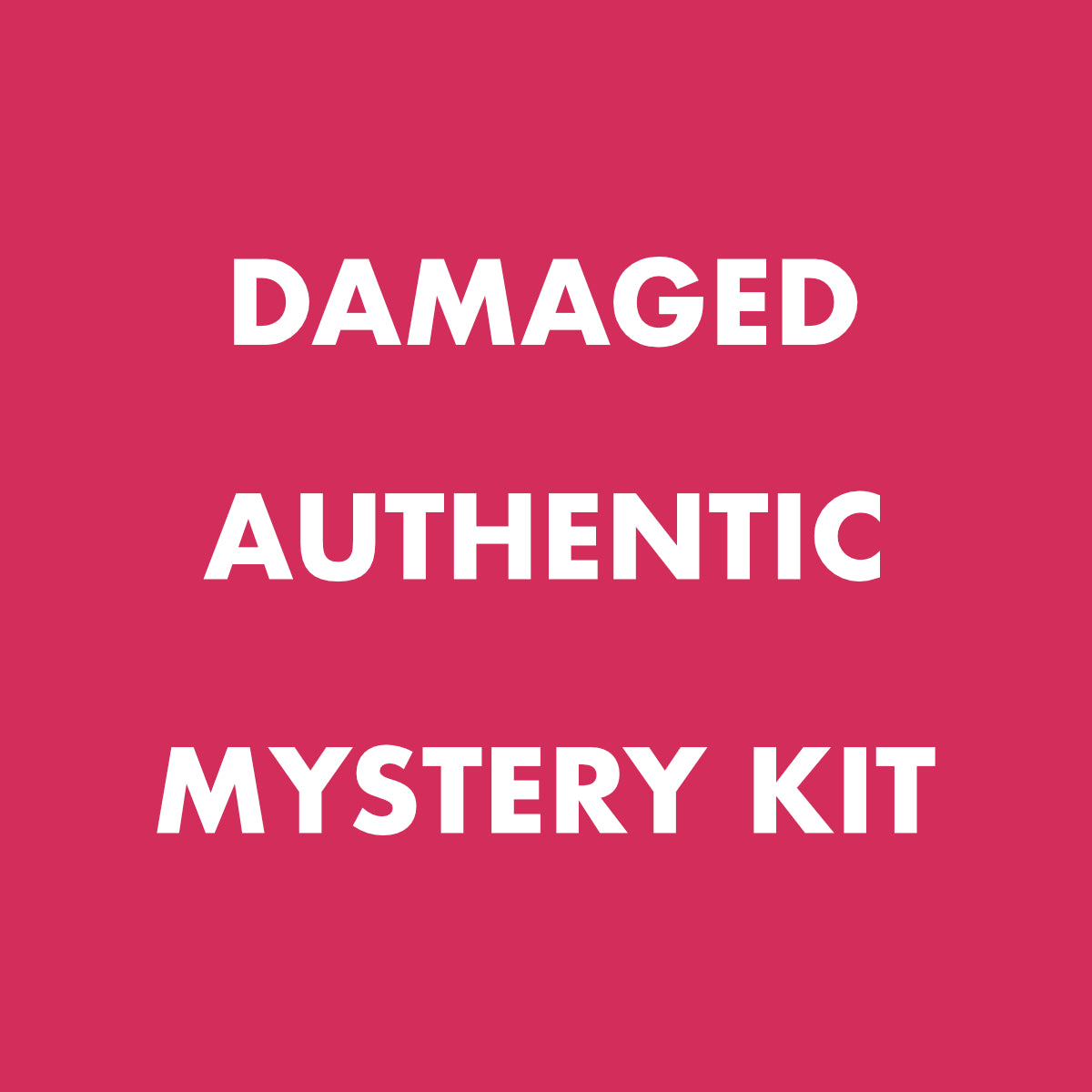 Damaged Authentic Mystery Kit