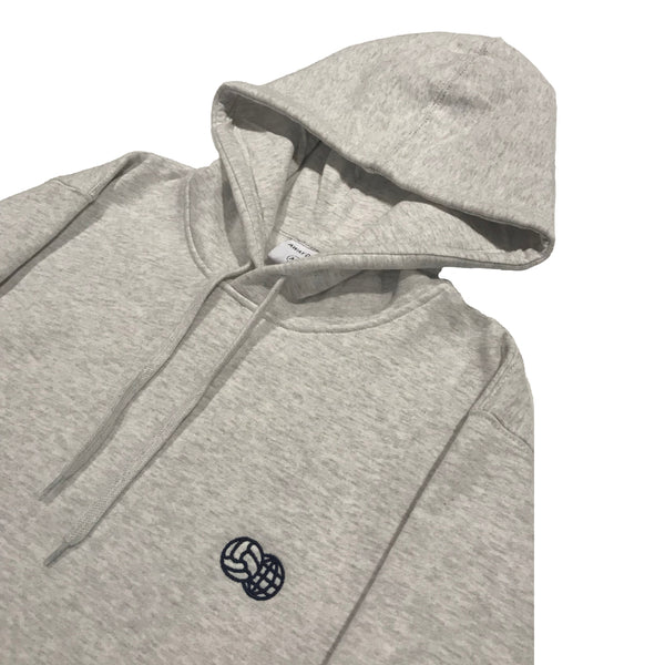 Embroidered Hoodie Heather Grey